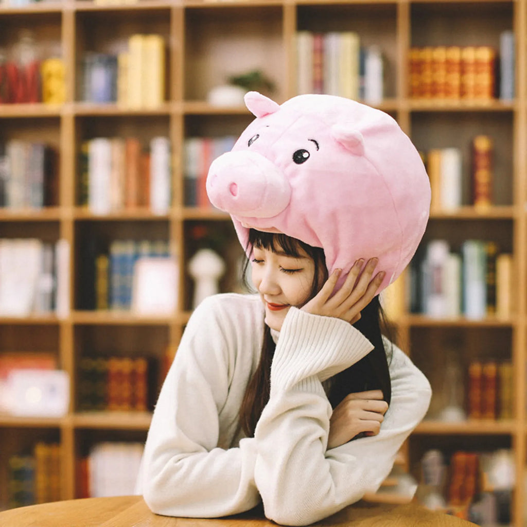 Pig Hat Soft Comfortable Funny Headwear Photo Prop Party Birthday DIY