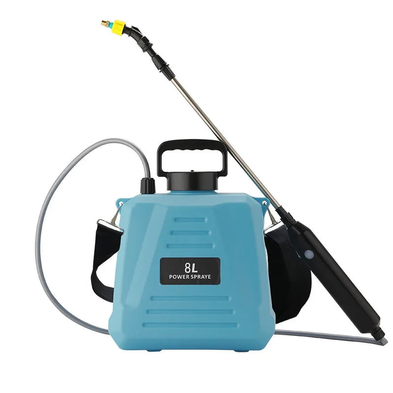 5/8L Shoulder Electric Pesticide Sprayer Pot with 3 Nozzle Garden Sprayer for Garden Watering Handheld Pesticide Sprayer 120Mins Zpaxo 8L Blue 200 Mins
