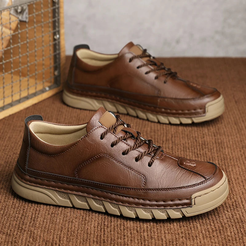 Men's Casual Sneakers Luxury Trainer Shoes Breathable Race Running