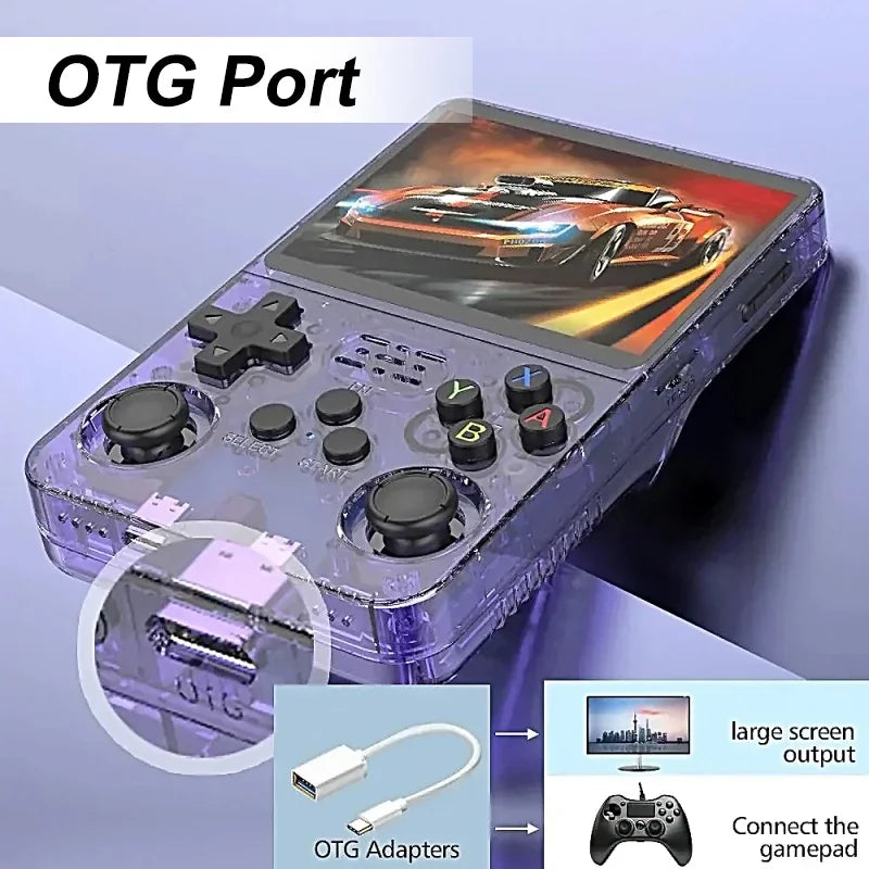 Portable Handheld R36S Retro Game Console Linux System IPS Screen