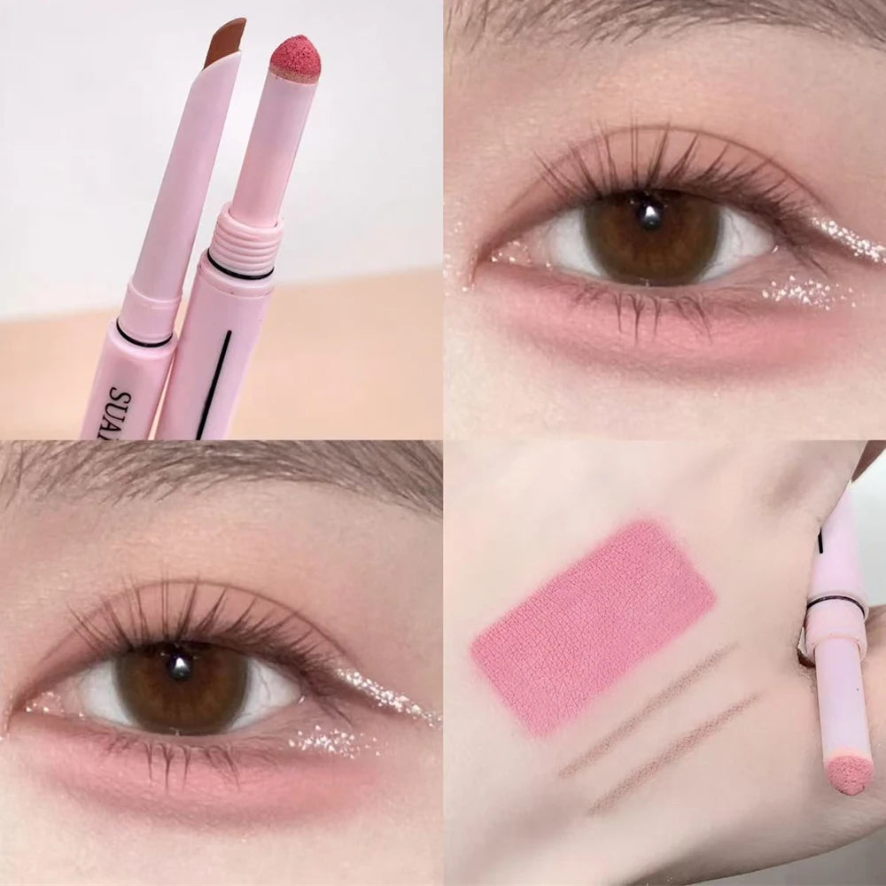Machete-shape 1 Lying Silkworm Eyeliner Pencil Diamond Glitter Matte Zpaxo 03