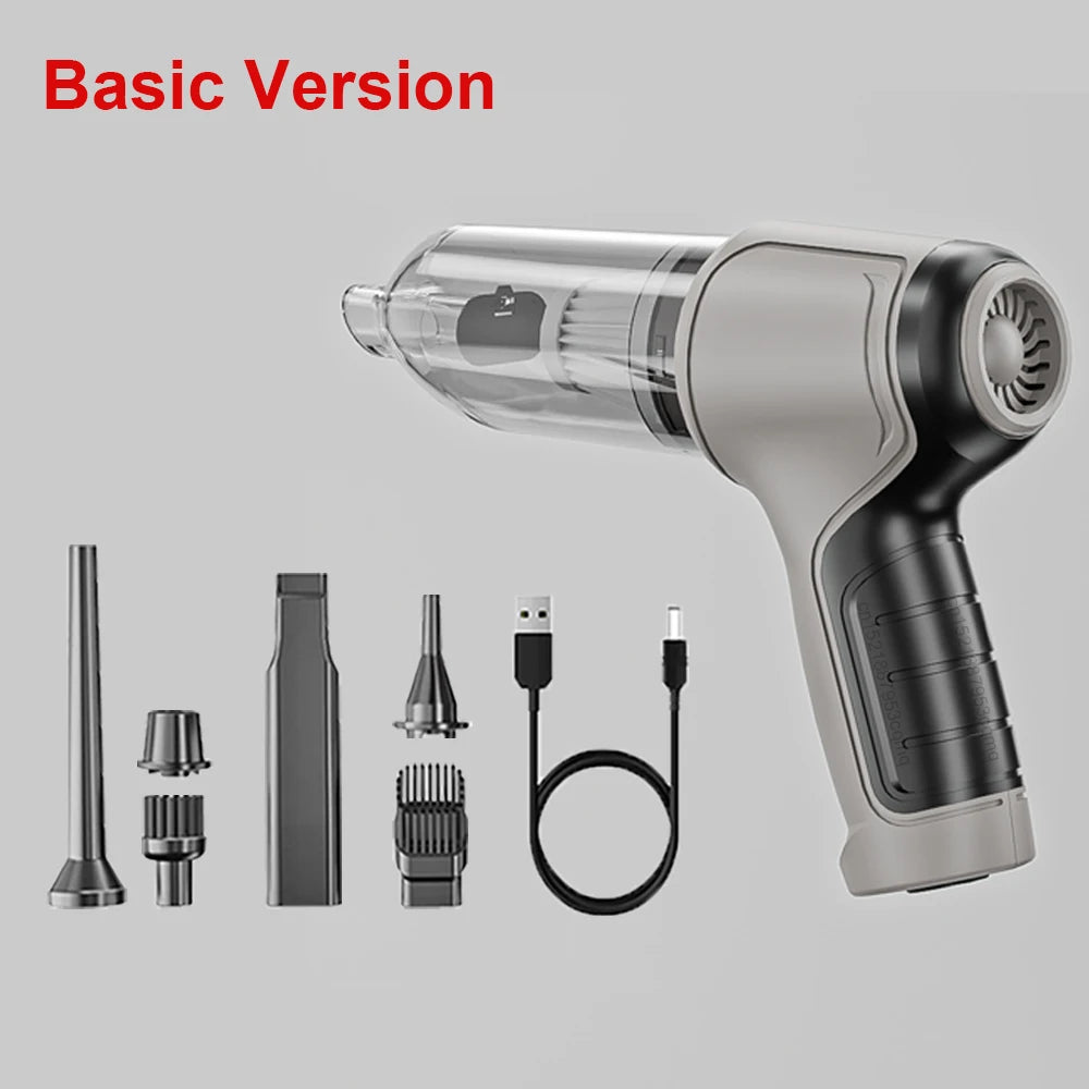 Car Vacuum Cleaner 95000PA Portable Handheld Wireless USB Rechargable
