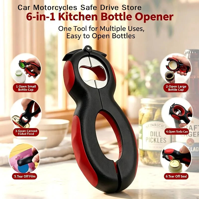 1 Bottle Opener Jar Lid Can Seniors Helping Hand Weak Hands Easy
