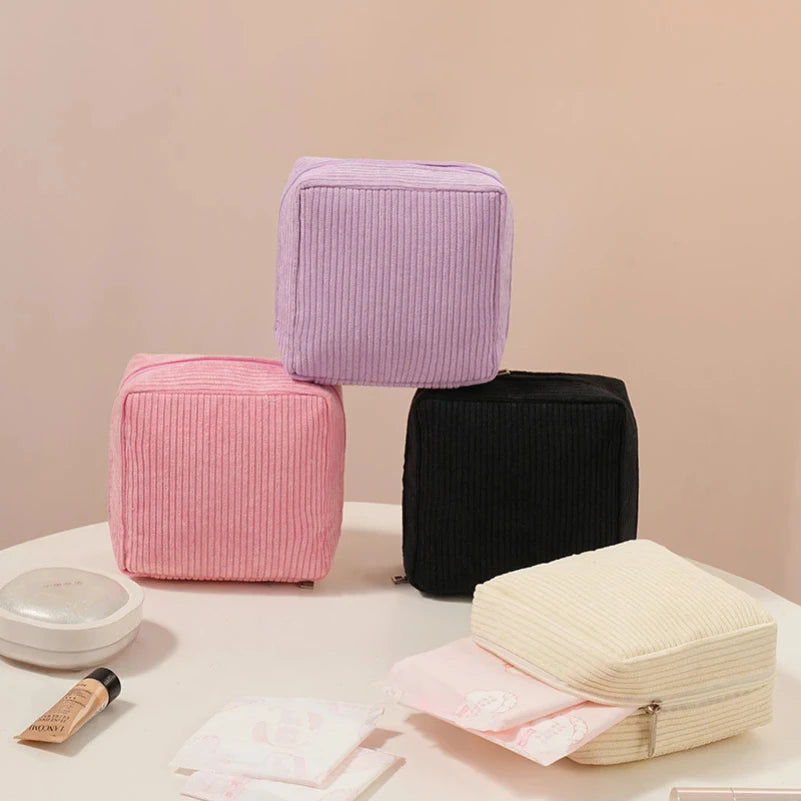 Sanitary Napkins Organizer Bags Women Portable Makeup Lipstick Travel Organizer Bag Multifunctional Mini Earphone Storage Pouch Zpaxo