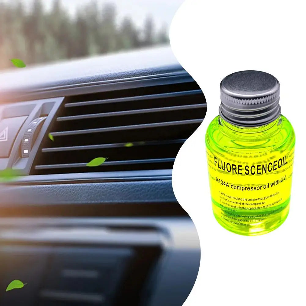 Car AC UV Dye Leak Detection Kit – Fluorescent Oil 1/2/3pcs AC Leak Detection Tool Zpaxo