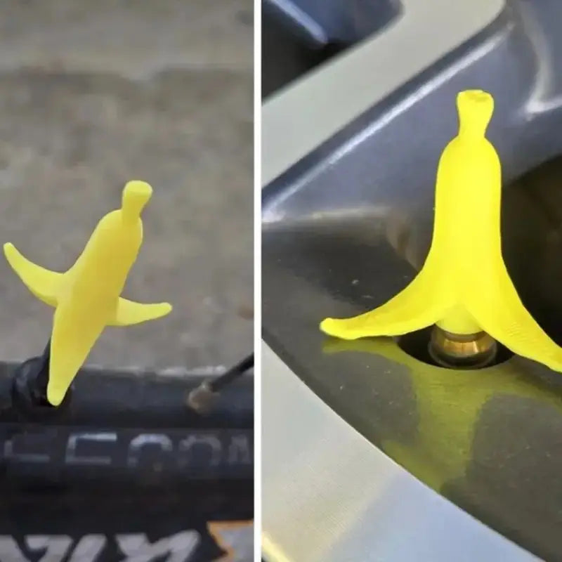 Banana Tire Valve Stem Caps 2 Pack – Car, Motorcycle & Truck