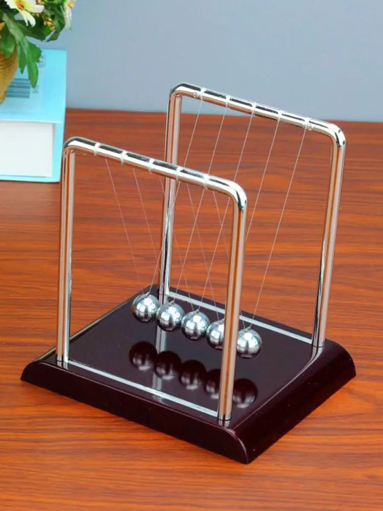 Newton Cradle Balance Steel Balls School Teaching Supplies Physics
