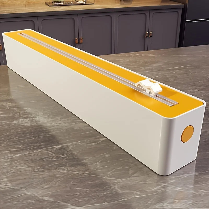 Foil & Plastic Wrap Dispenser Organizer with Cutter | Refillable Wrap Dispenser Organizer Zpaxo