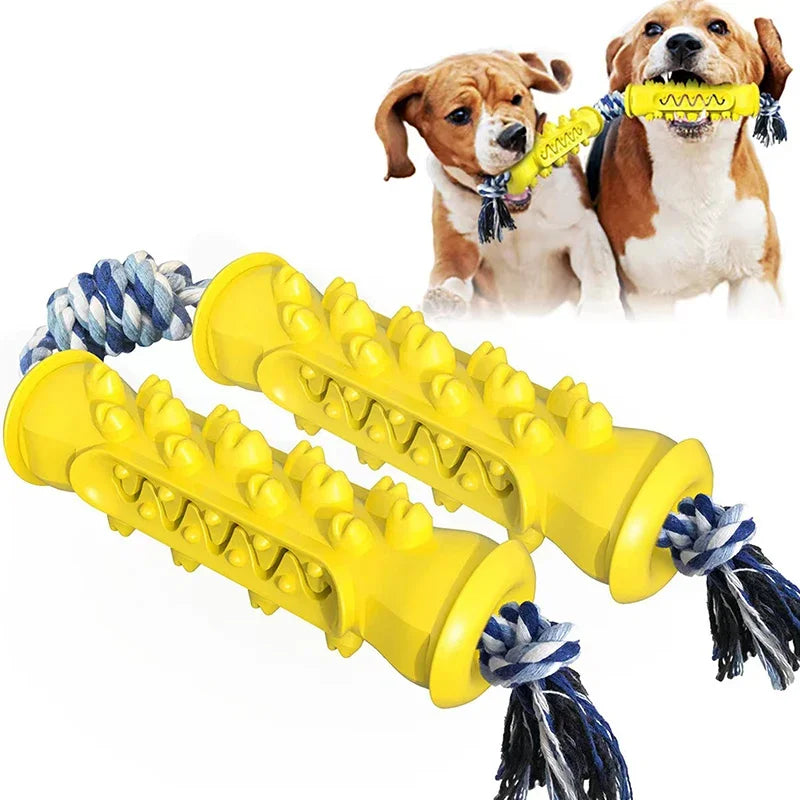 Rubber Dog Molar Toothbrush Toys Chew Cleaning Teeth Safe Puppy Dental Care Soft Pet Cleaning Toy Supplies Pet Accessories 1PC Zpaxo 11