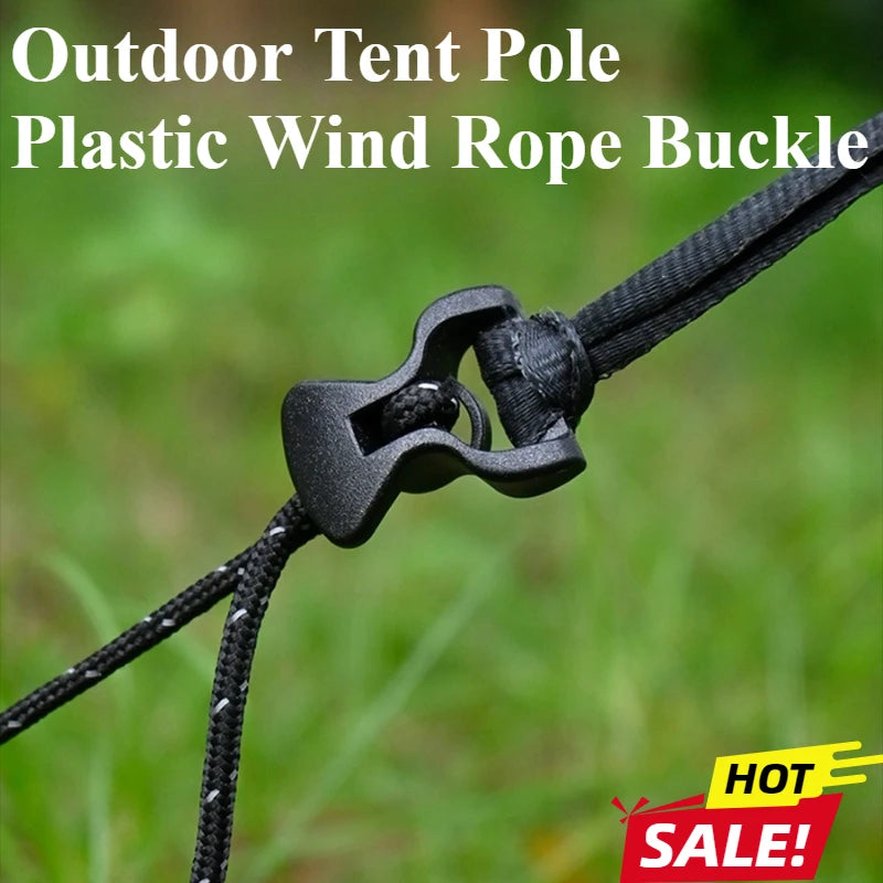 Camping Awning Tent Guyline Runner Guylines Stopper Cord Rope
