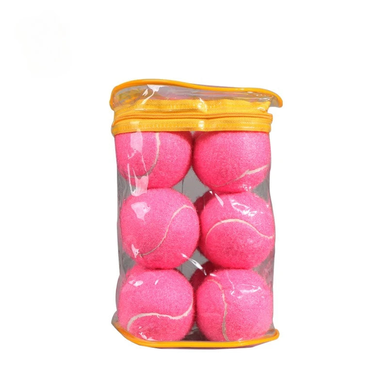 Massage Pressure Relief Ball Solid Color High Elasticity Entertainment Tennis Training Competition Specific Pressure Tennis Zpaxo