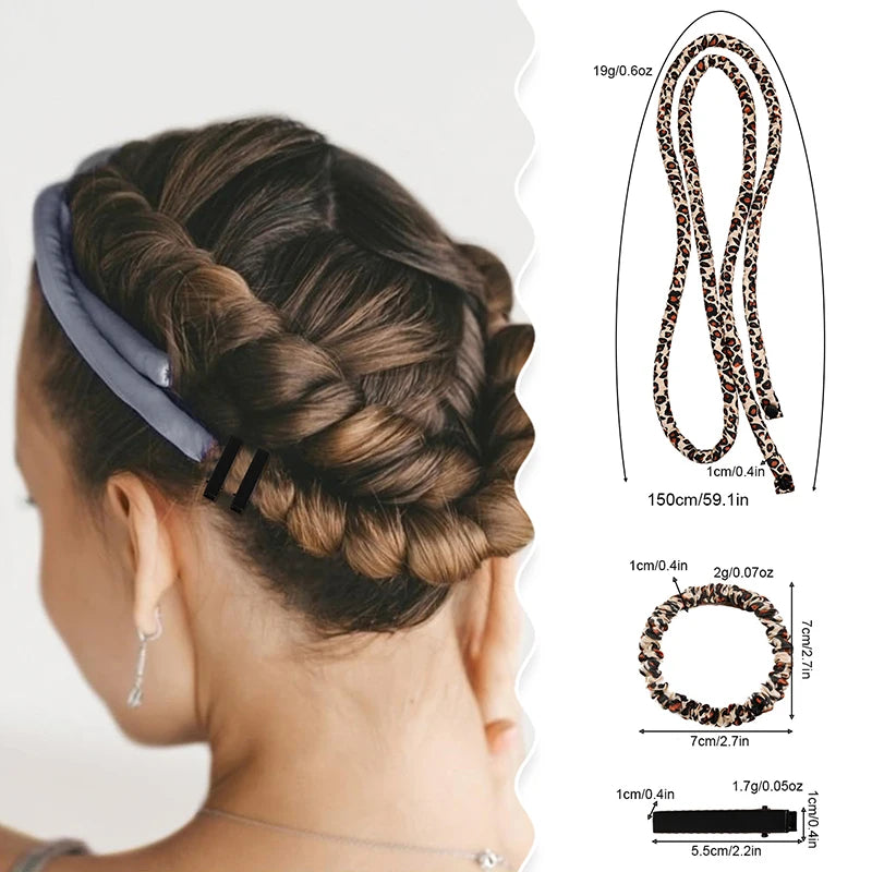 Heatless Curling Rod Headband No Heat Rollers Sleeping Overnight Soft Flexi Rods Multi-color Lazy Hair Curlers Hair Styling Tool Zpaxo