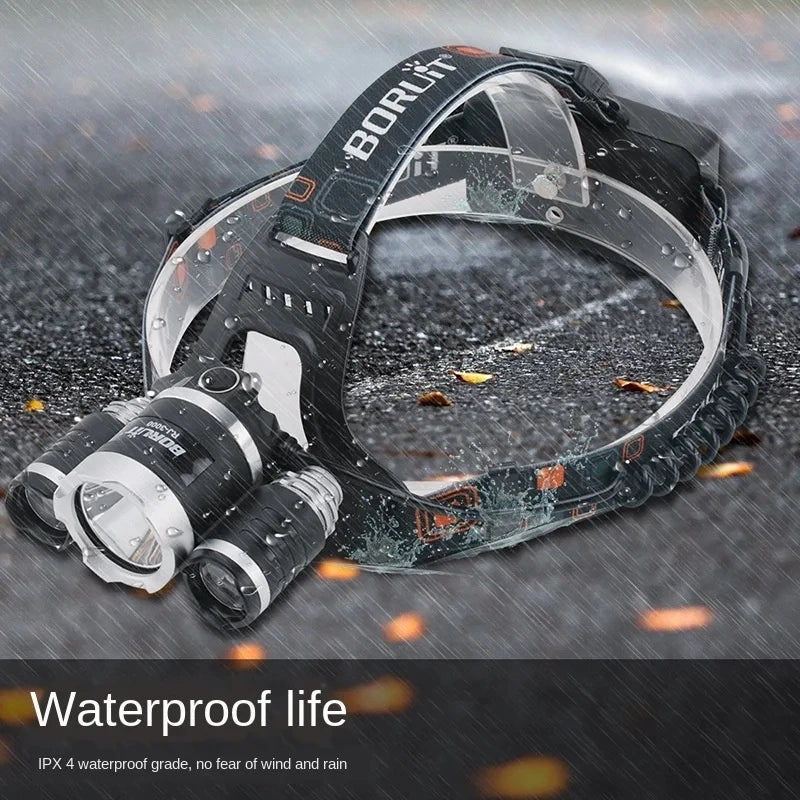 KDULIT 10W LED Rechargeable Headlamp – Waterproof 18650