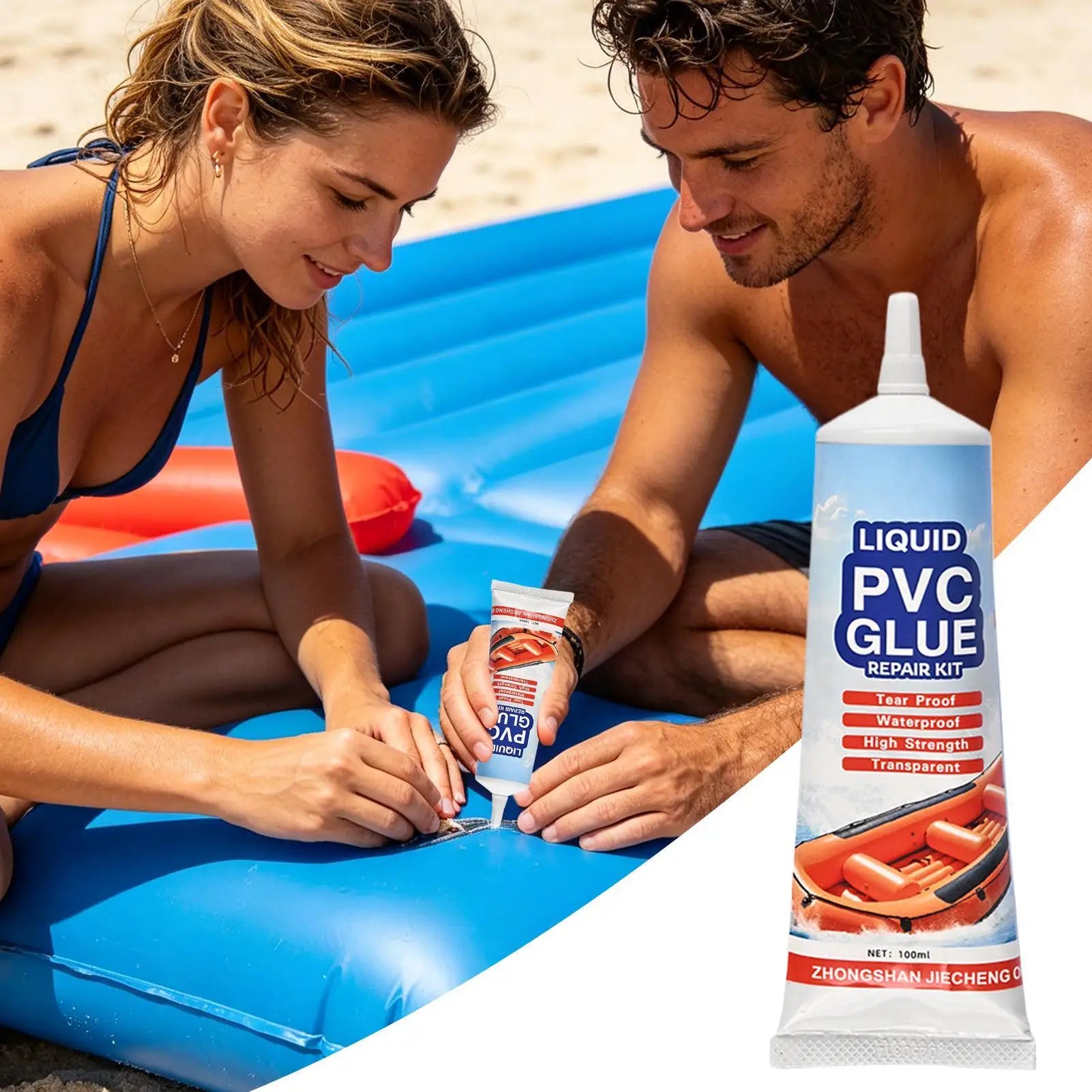 PVC Repair Adhesive Heavy Duty Waterproof Cement Vinyl Glue Pool
