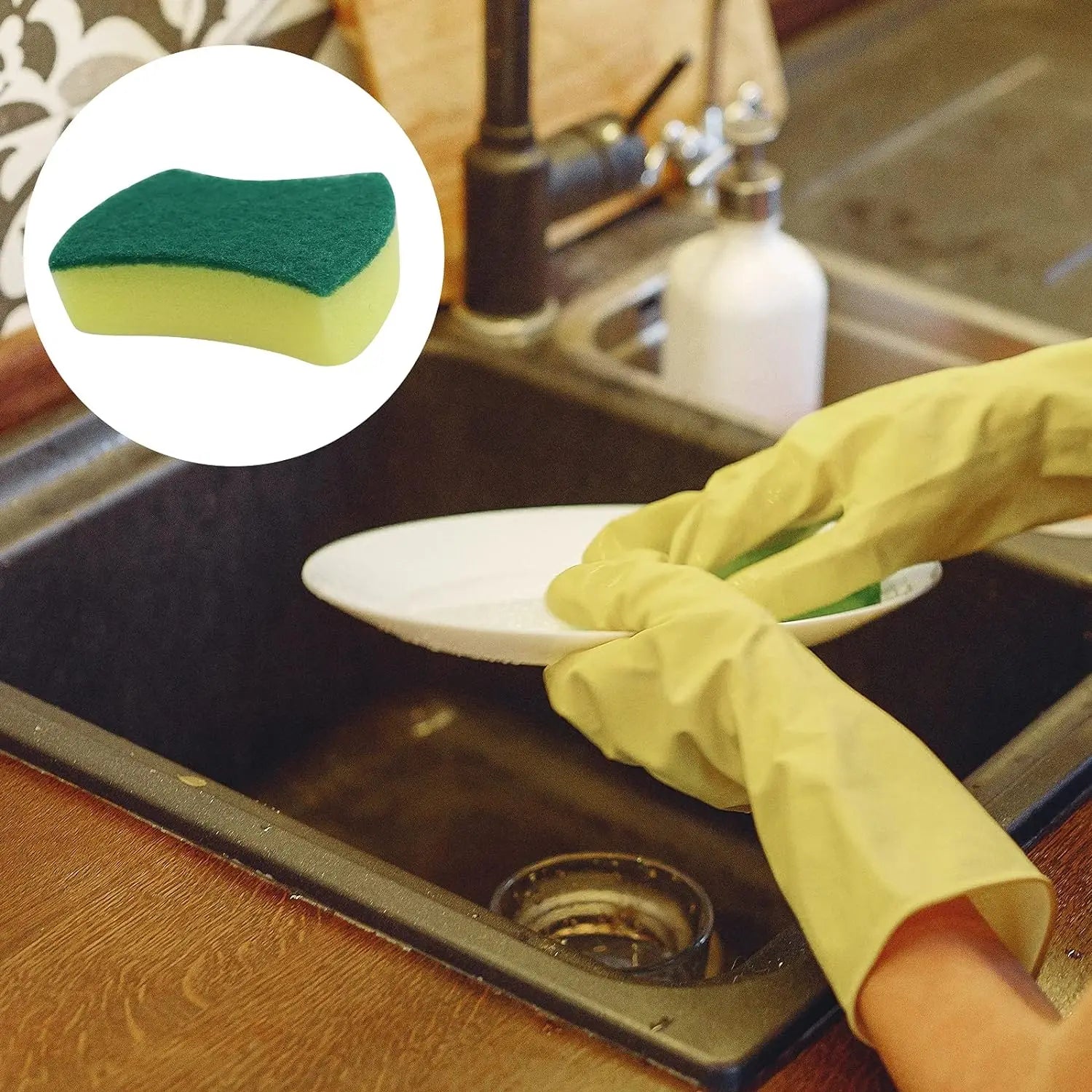 24-Pack Absorbent Kitchen Cleaning Sponges – Individually Wrapped