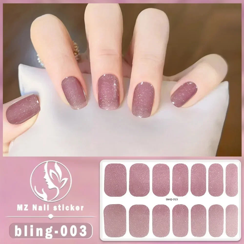 Baking Fashionable Nail Art Stickers Collection Manicure DIY Polish
