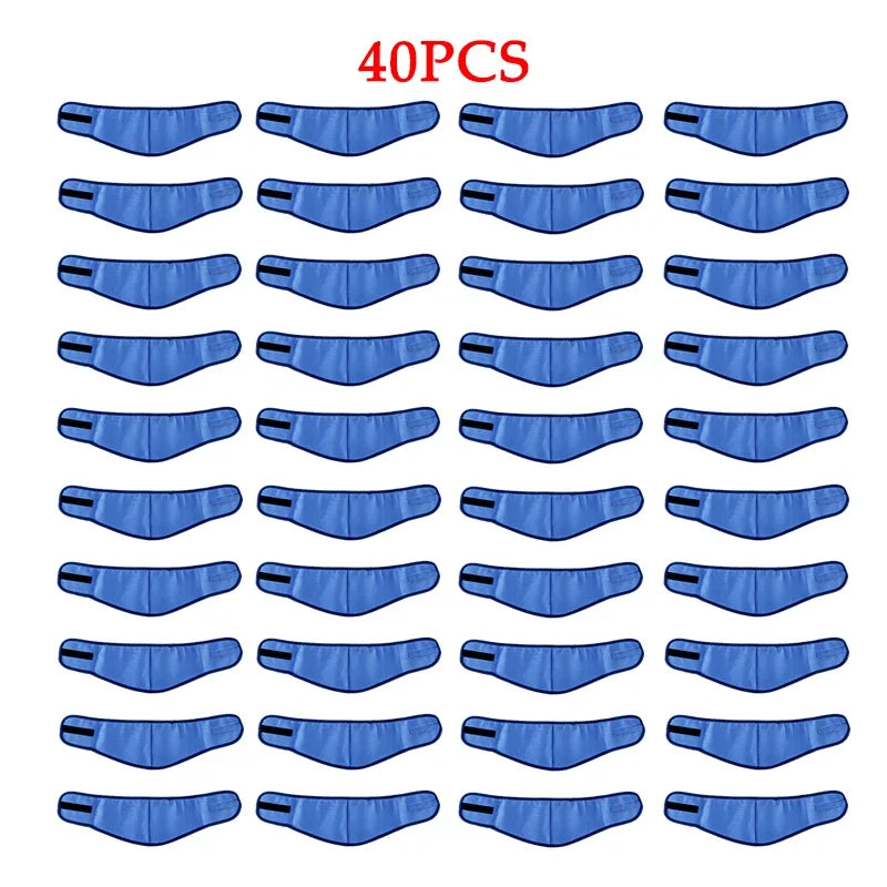Dog Ice Bandana Cooling Neck Cooler Breathable Collar Bandanas Heat Zpaxo 40PCS L