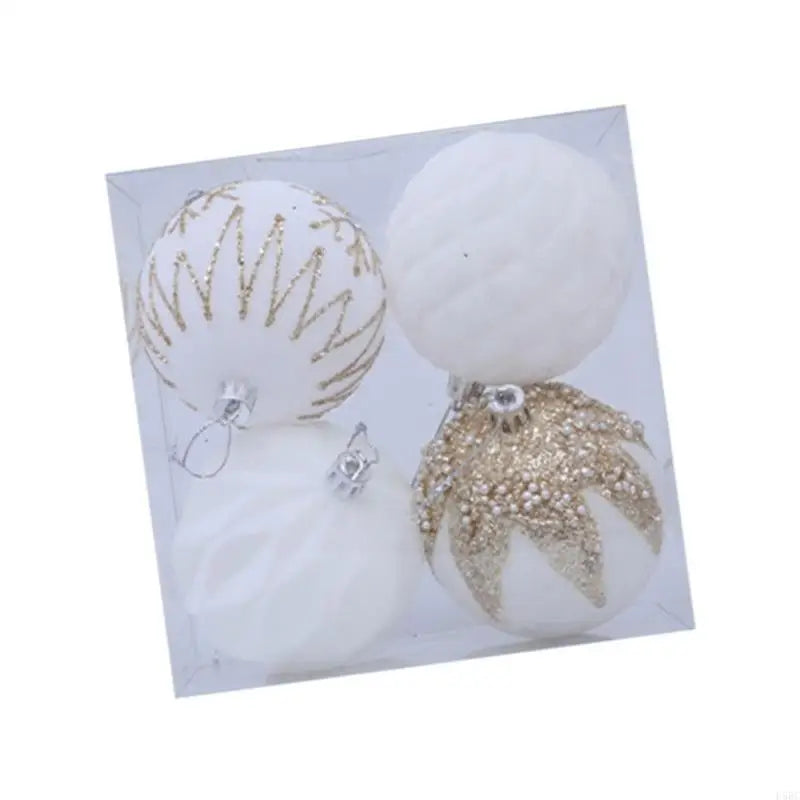 Shimmering Christmas Baubles Shatterproof Ball Hangings Ornament Tree