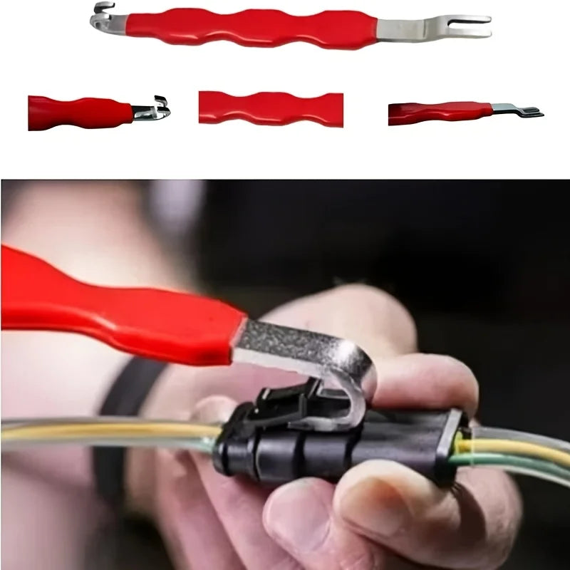 Electrical Connector Separator, Suitable for Automotive Wiring Harness Clip Connector Pry Bar, Dual-Ended Dual-Use Tool Zpaxo