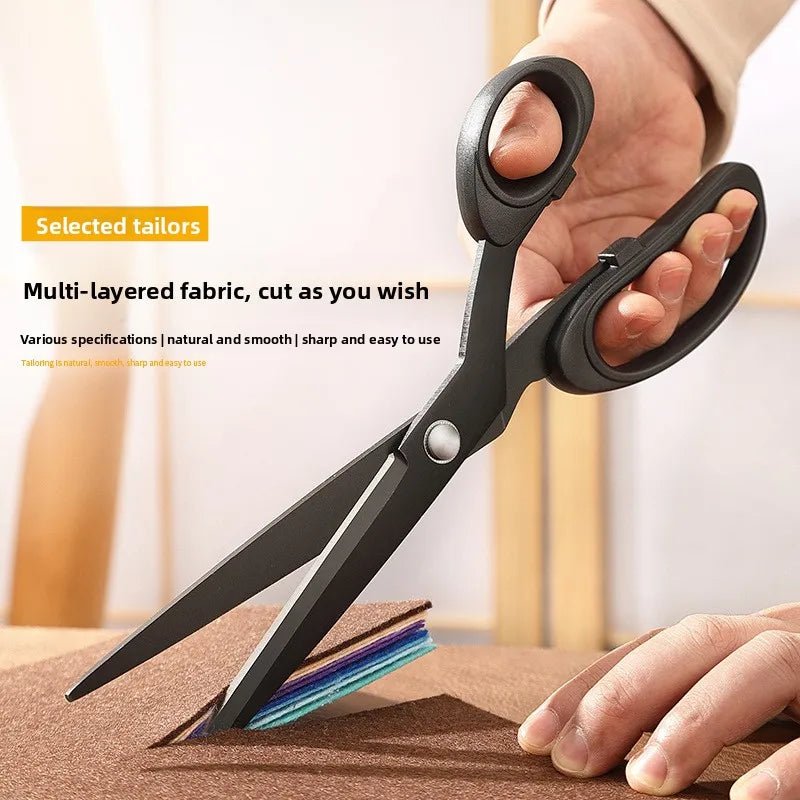 Professional Heavy Duty Tailor Scissors Industrial Sharp Sewing Shears for Cutting Fabric Leather Home Use 1pc Zpaxo