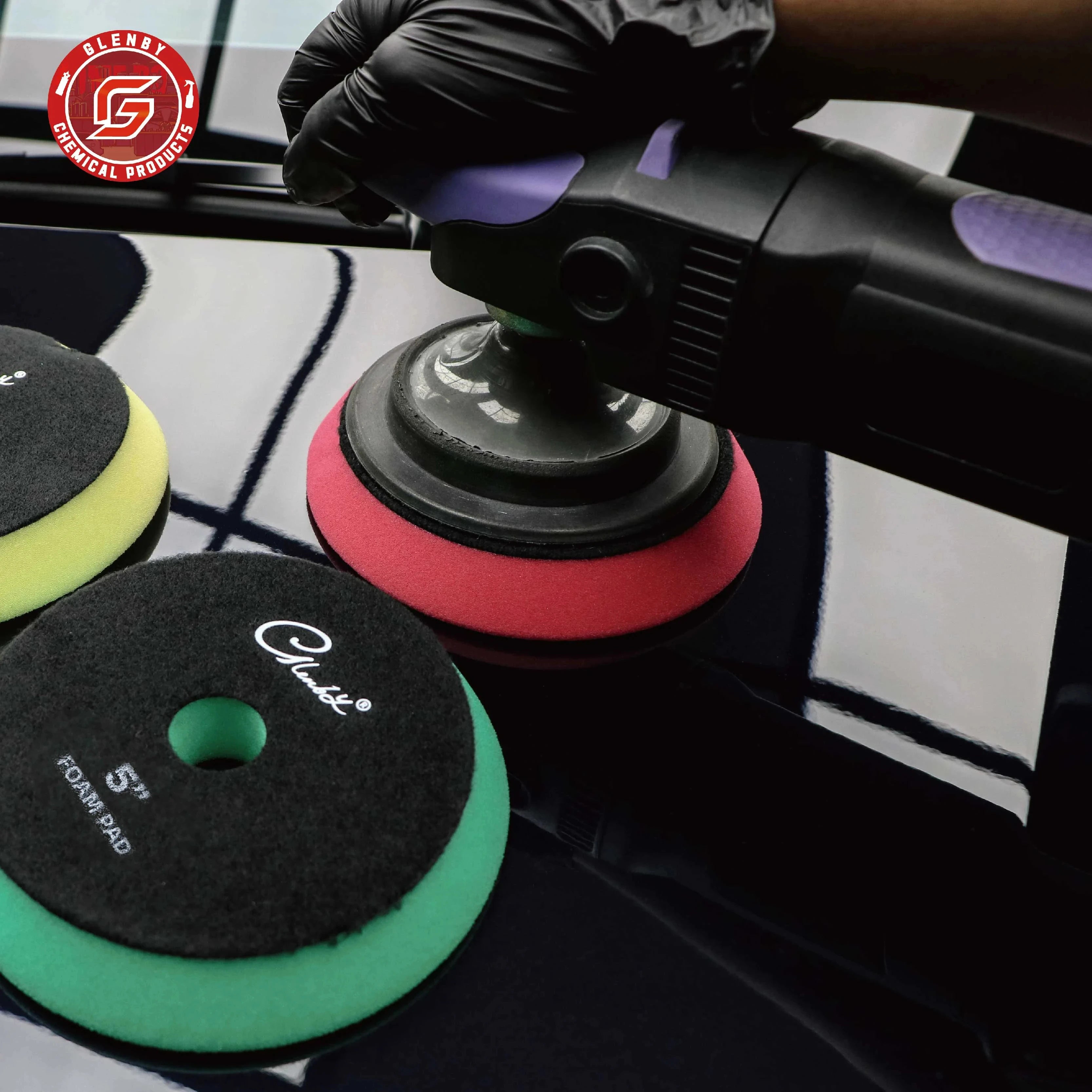 Buffing Polishing Pads Flat Foam Sponge Waxing Pad Tool Car Polisher
