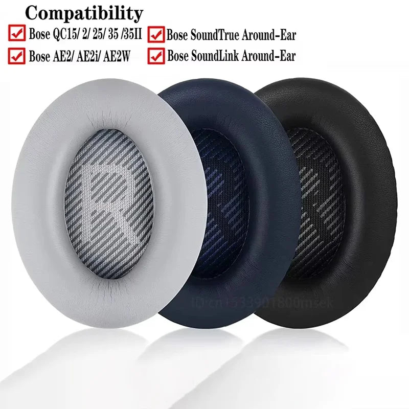 Replacement Earpads For Bose QC2/QC15/QC25/QC35 AE2/2W/2i Headphones Ear Pads Memory Foam Ear Cushions Accessories Repair Parts Zpaxo