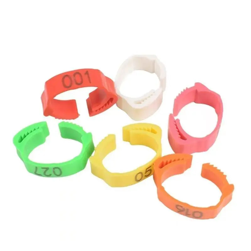 Chicken Foot Ring Label Buckle Plastic Adjustable Poultry Leg Snap