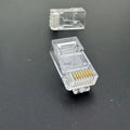 100pcs/set RJ45 Cat6/Cat5e Connectors Crystal End 8P8C Crimp UTP Standard Ethernet Network Modular Plug No Pass Through Zpaxo CAT6