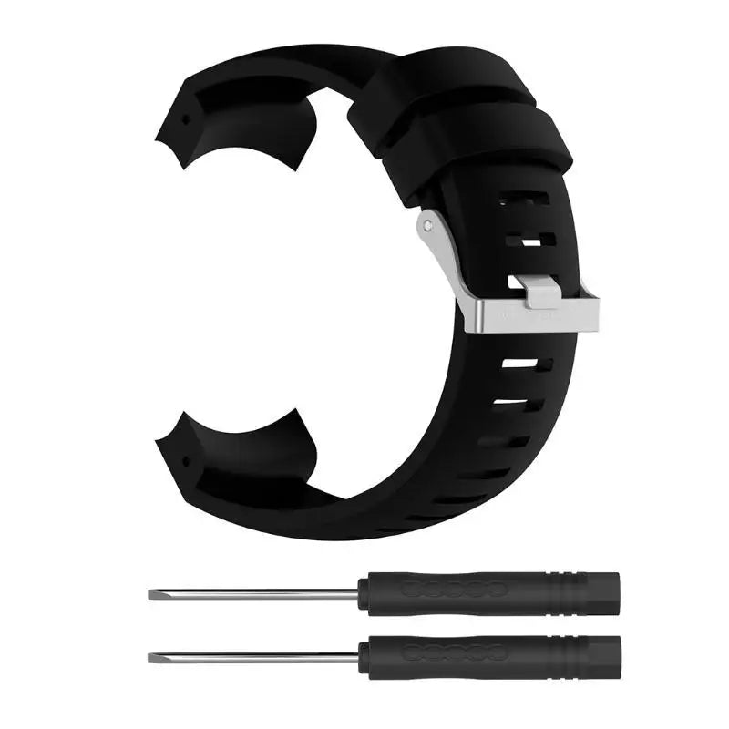 652F Quick Release Watch Replace Accessories Silicone Band Bracelet for Core ALU Black Anti-scratch Straps Zpaxo Black CN