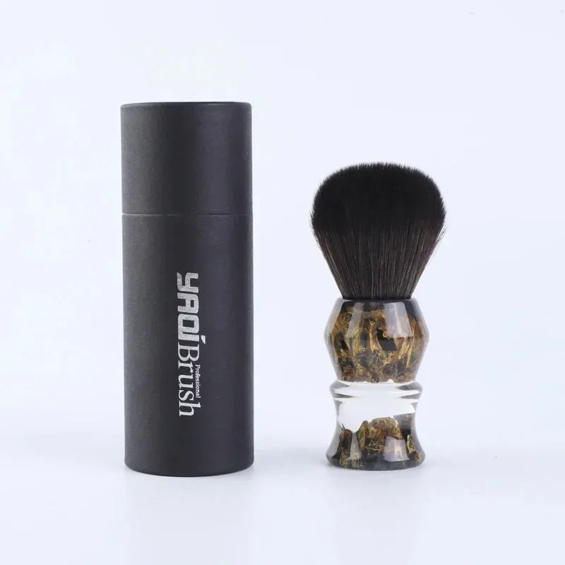 Yaqi 24mm Deep Stones Synthetic Shaving Brush – Resin Handle Wet Shaving Brush Zpaxo