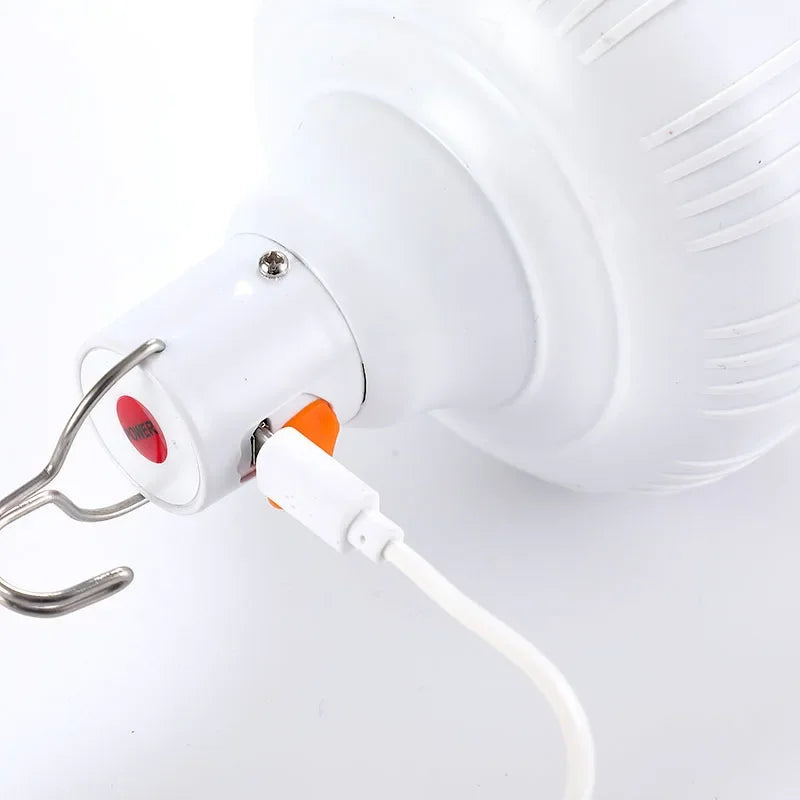 USB Rechargeable LED Camping Lantern – Portable Hook Light