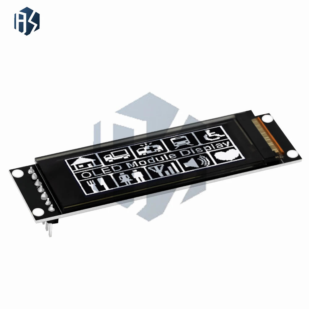 2.08" OLED Display Module 256×64, White Screen SH1122 Driver 25664 LCM Module Zpaxo
