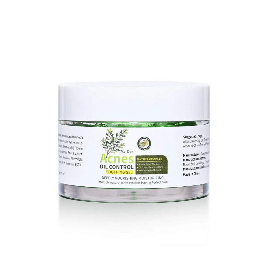 Tea Tree Acne Soothing Gel – Oil Control & Brightening 50g Acne Soothing Gel Zpaxo