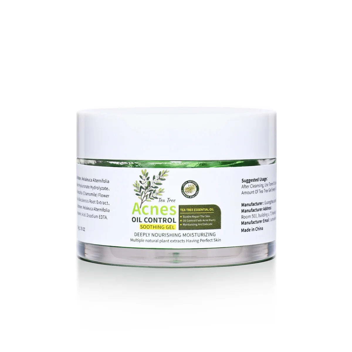 Tea Tree Acne Soothing Gel – Oil Control & Brightening 50g Acne Soothing Gel Zpaxo
