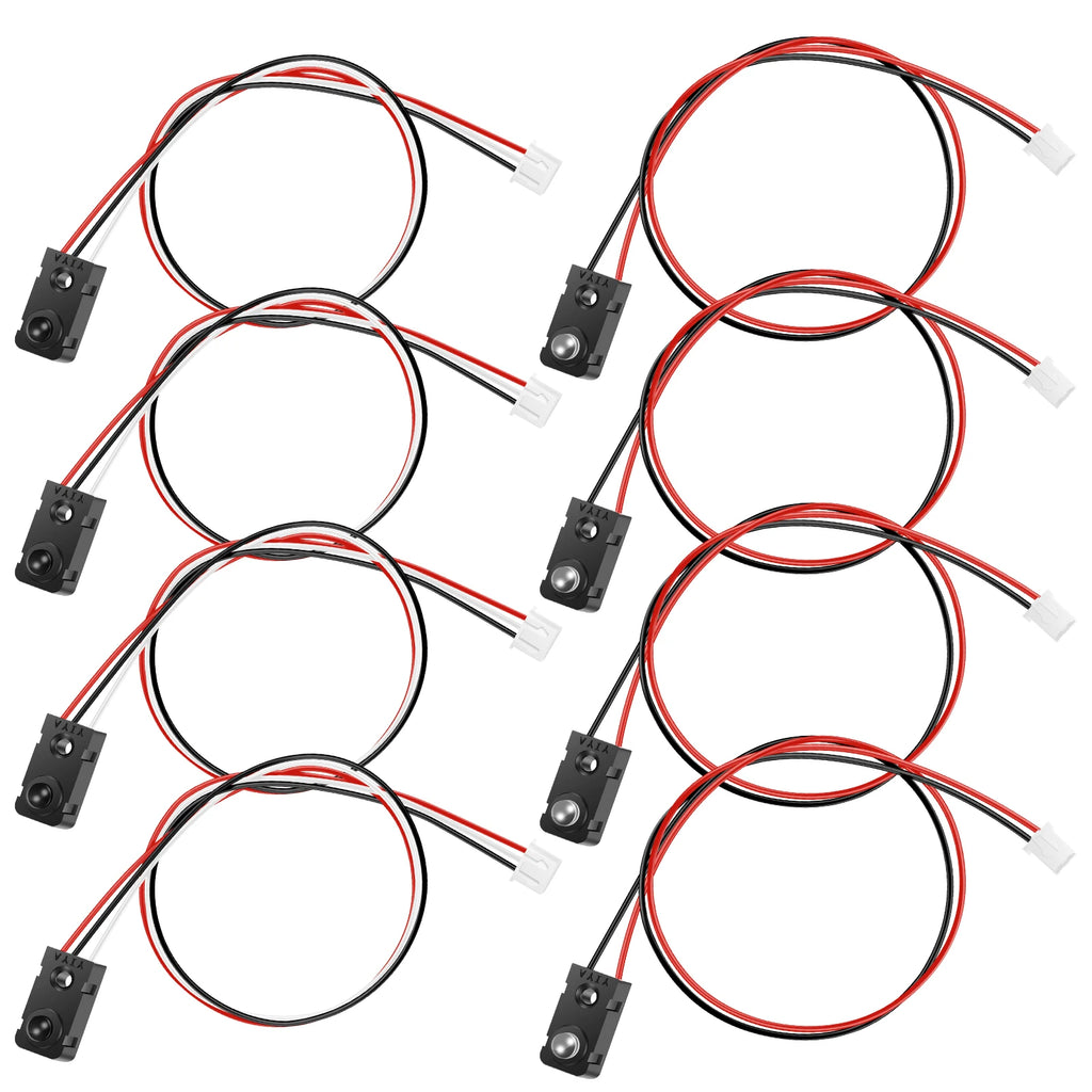 4Pairs Infrared Break Beam Sensor Switch Anti Interference High Precision LED Counting Module Sensor for Electronics Industrial Zpaxo 4 pairs