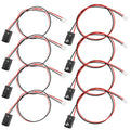 4Pairs Infrared Break Beam Sensor Switch Anti Interference High Precision LED Counting Module Sensor for Electronics Industrial Zpaxo 4 pairs