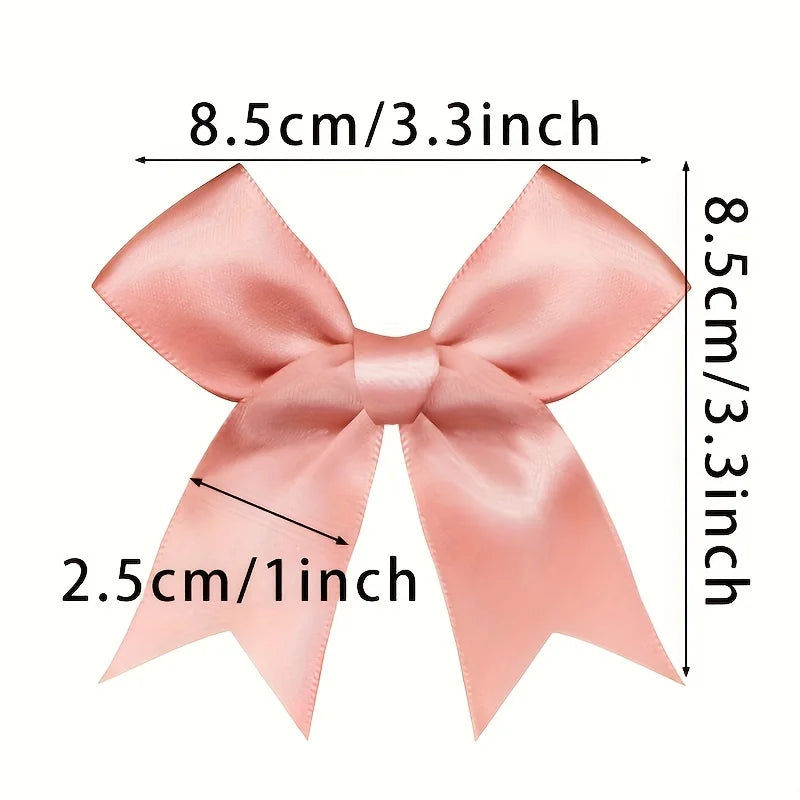 50-Pack Decorative Gift Bows 3.35" – Wedding, Holiday & DIY