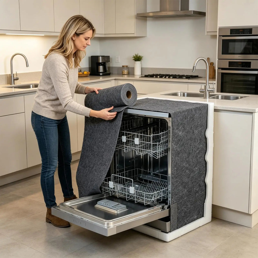 Dishwasher Insulation Blanket Heat Noise Protection Sheet Wall Attic