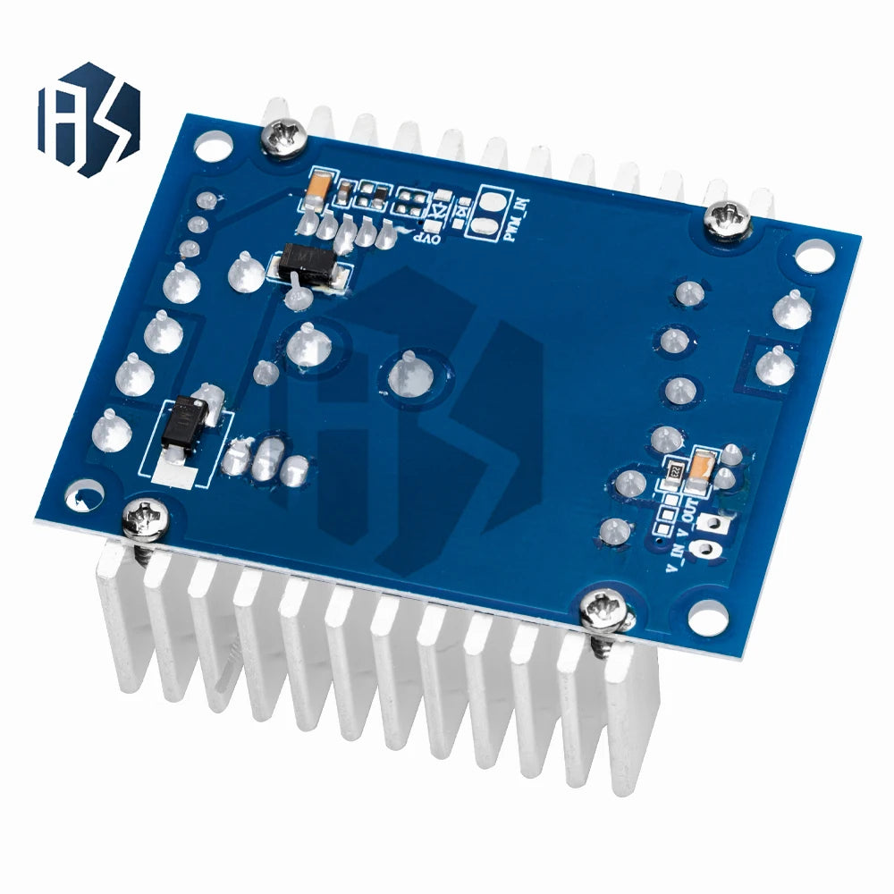 12A DC-DC Step Down Buck Converter High Efficiency Low Ripple Voltage Regulator Car Electronic Module Zpaxo