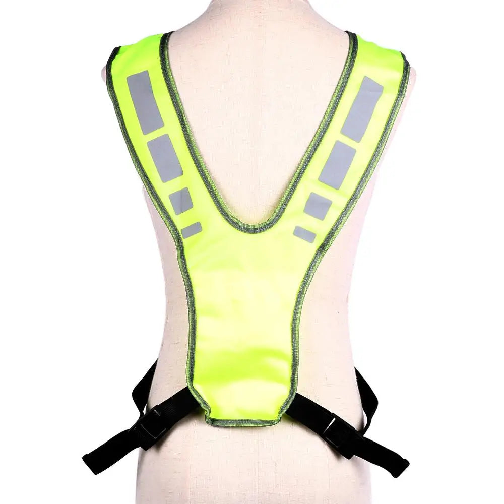 Elastic Cycling Safety Sports Bicycle Harness Night Running Jogging Zpaxo