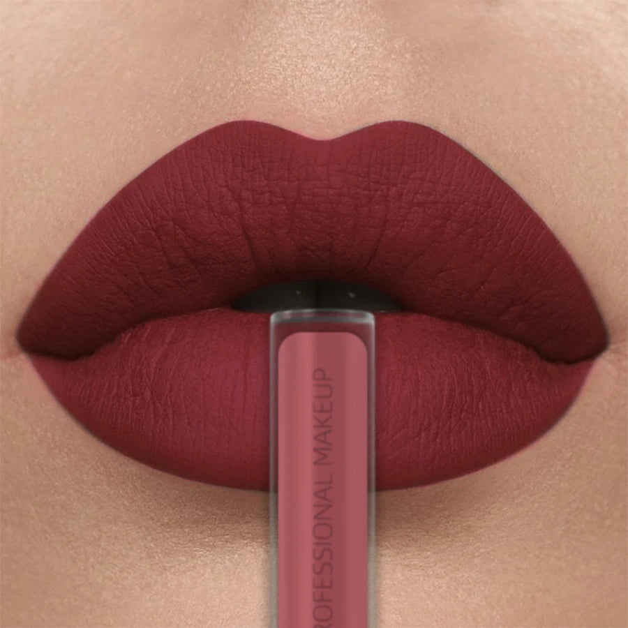 12 Colors Matte Lip Glaze Velvet Finish Liquid Lipstick Waterproof