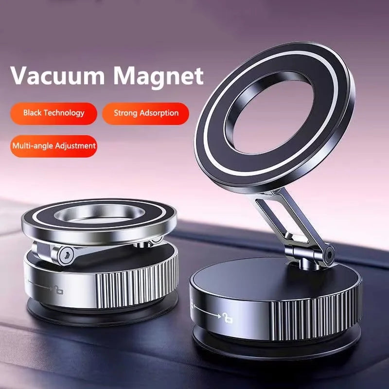 Super Strong Magnetic Phone Holder Foldable Design 360° Adjustable Vacuum Car Mount For Car Desk Bathroom Phone Holder Zpaxo