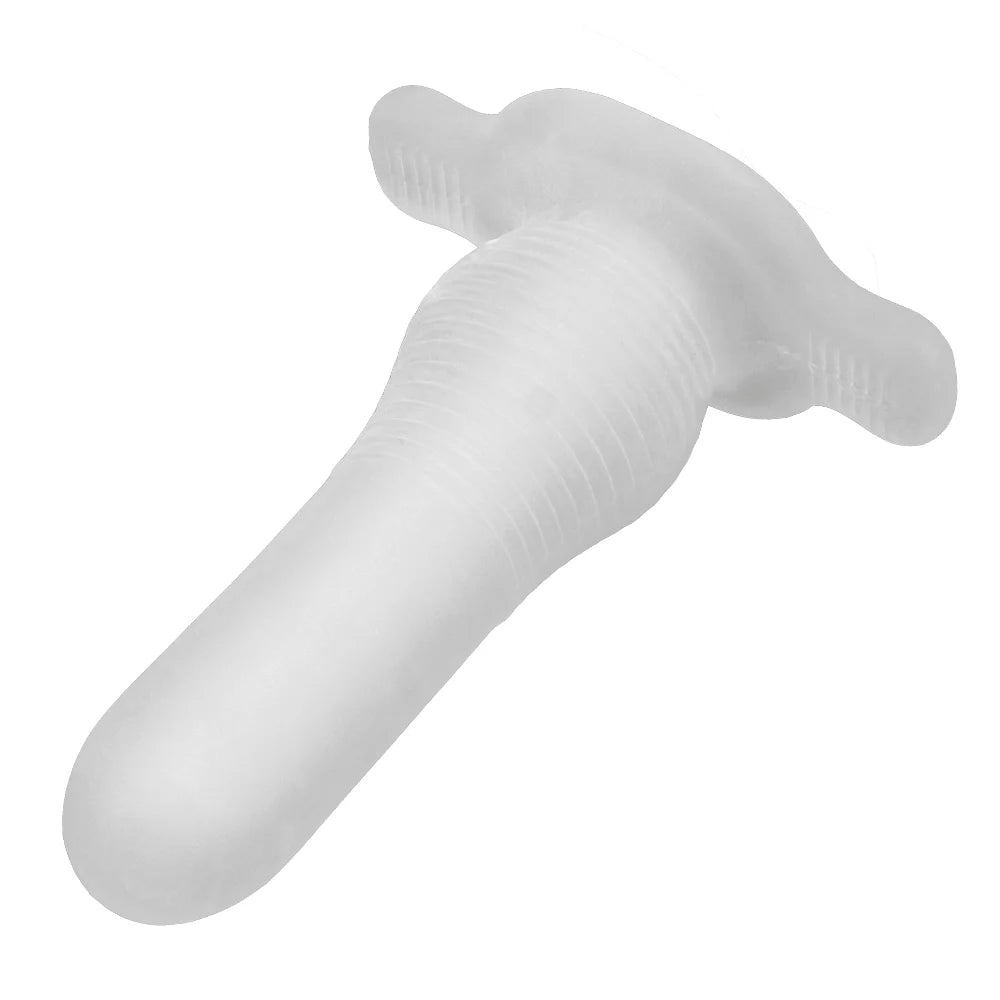 IKOKY Hollow Anal Plug Prostate Massager TPE Anus Dilator Butt Expansion Transparent Expanding Sex Toys for Women Men Gay Zpaxo