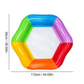 Hexagon Pool Float Inflatable Lounger 2-Person Thickened PVC Floating