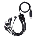 8 in 1 USB Programming Cable for Baofeng for Motorola Kenwood TYT QYT Radio Zpaxo black China Mainland