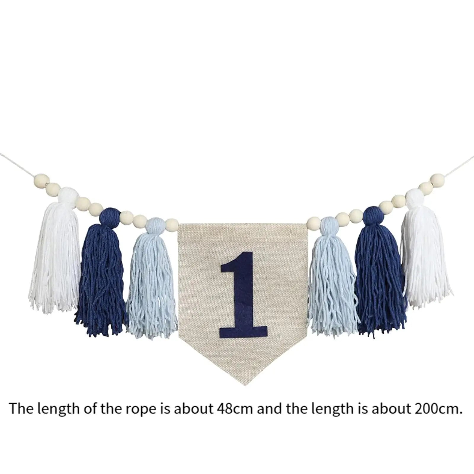 1ST Birthday Highchair Banner Decoration Photo Prop Birthday Party Birthday Zpaxo