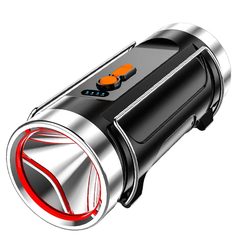 SHINEKNOT Double Head Fishing Flashlight – Blue & White 600LM Fishing Flashlight Zpaxo