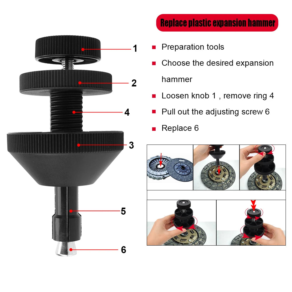 Clutch Alignment Dismantle Tool Plastic Car Repair Fix Correcting