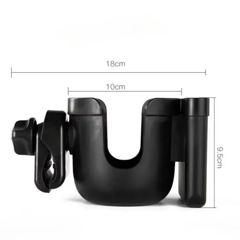 Pram Cup Holders Children's Stroller Bottle Holders Pram Bottle Holders Anti-Slip Design Pram Accessories Mobile Phone Holders Zpaxo