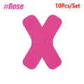 Waterproof Gym Kinesiology Tape Precut Breathable Athletic Sports Zpaxo Rose red 10pcs